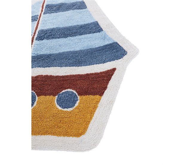 Beliani Alfombra para niños SPETI Multicolor