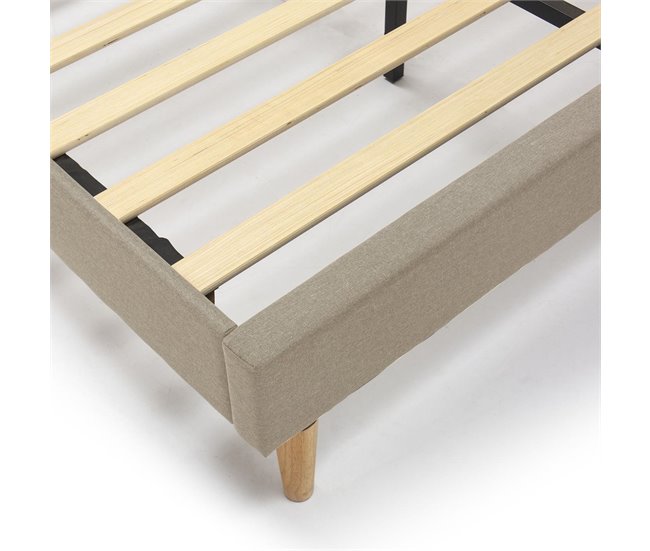Estructura de Cama tapizada Sorni 135x190 Beige