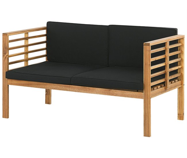 Beliani Conjunto de jardín Madera de acacia PACIFIC Marron