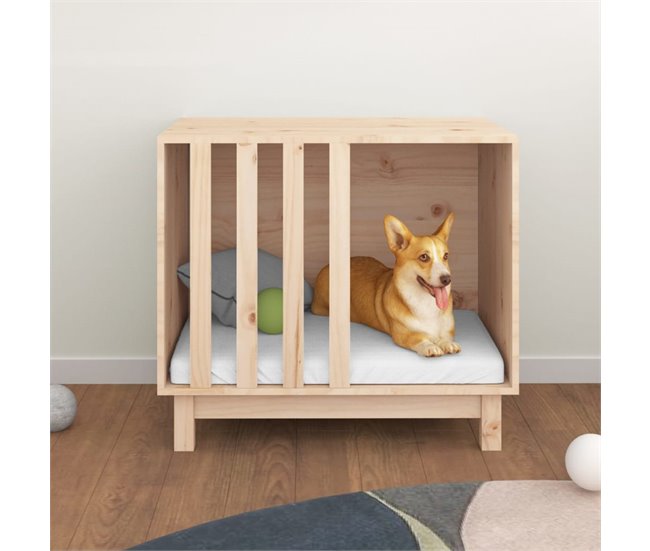 Caseta Para Perros Marron