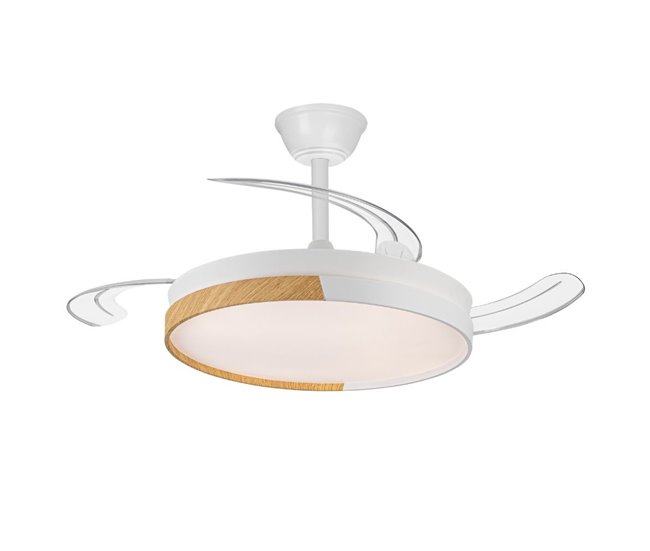 Ventilador De Techo Metal Serie Vista Blanco