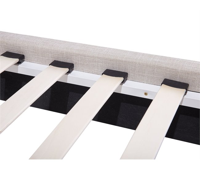 Beliani Cama Poliéster RENNES 172x221 Beige