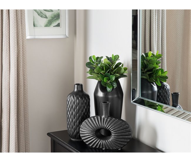 Beliani Jarrón decorativo ARWAD Negro