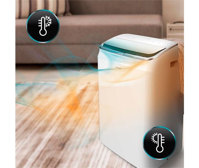 Aire acondicionado portátil ForceClima 12800 Soundless Heating Connected Cecotec Blanco