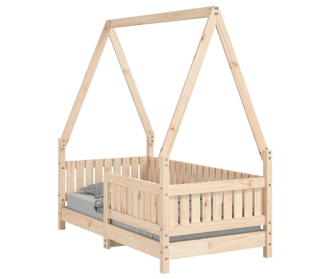 Estructura De Cama Infantil 145x76 Blanco