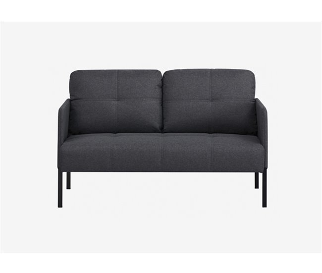 Sofá 2 plazas color gris oscuro POP Gris Oscuro