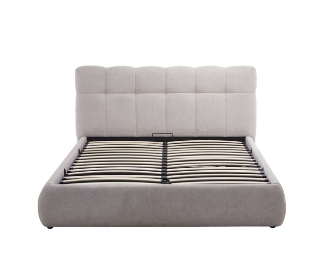 Cama WALDORF 150x190cm color beige Beige