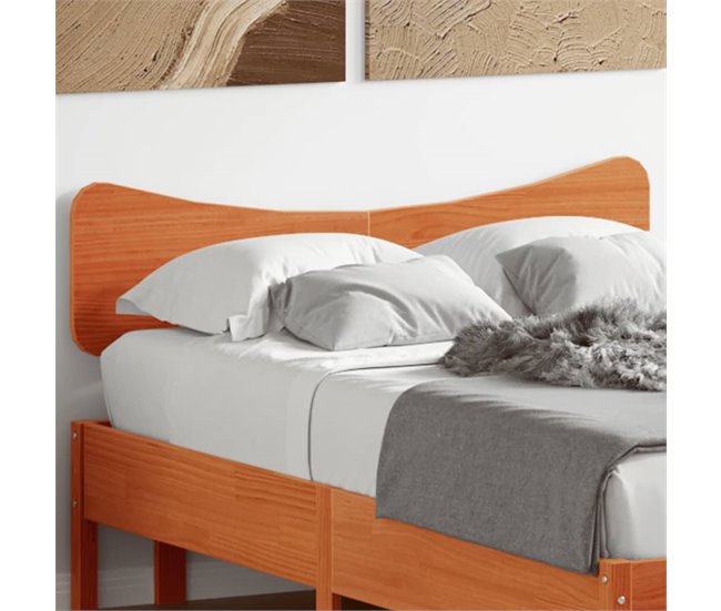 Cabecero cama - Mueble cabecero 125 Marron