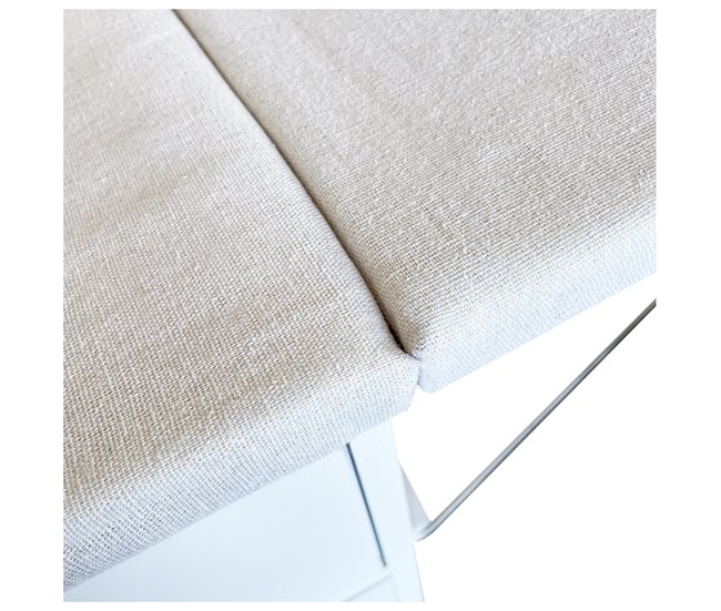 Acomoda Textil– Mueble de Planchar de Madera con 9 Compartimentos Blanco