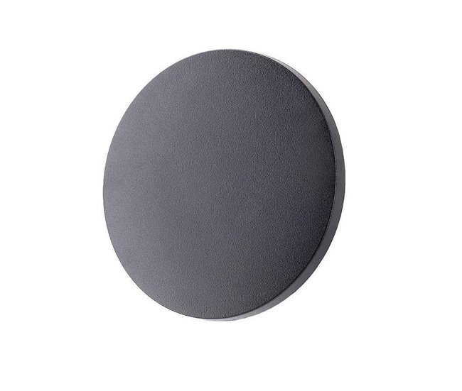 Aplique De Exterior Policarbonato Serie Yika Negro