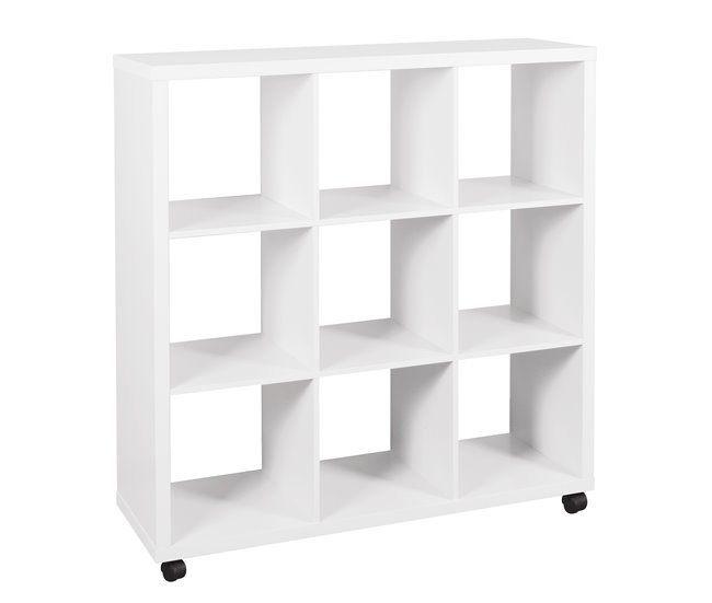 Estantería AGATHA 9 huecos Blanco