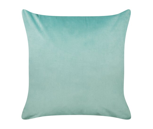 Beliani Cojín decorativo SOLIDAGO Azul/ Verde