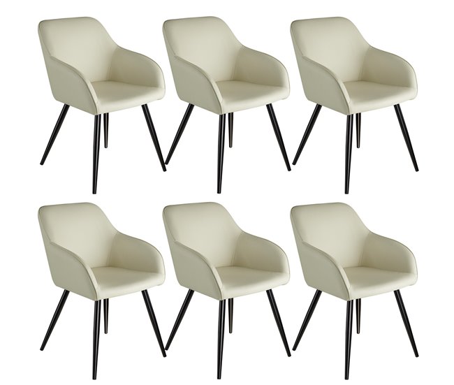 6 sillas Crema