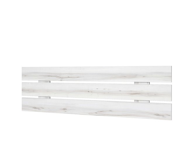 Cabecero Matrimonio Lucca Estilo Contemporáneo Blanco