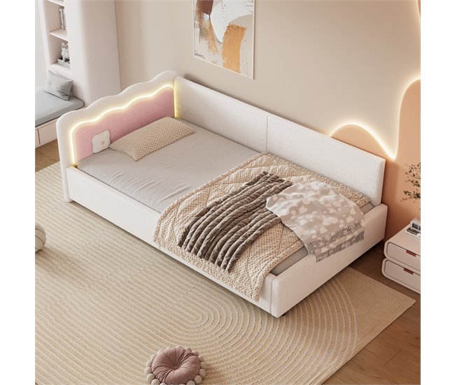 Camas individuales 98x209 Blanco