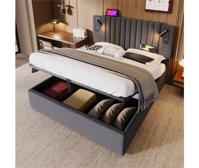 Canapés abatibles Gris