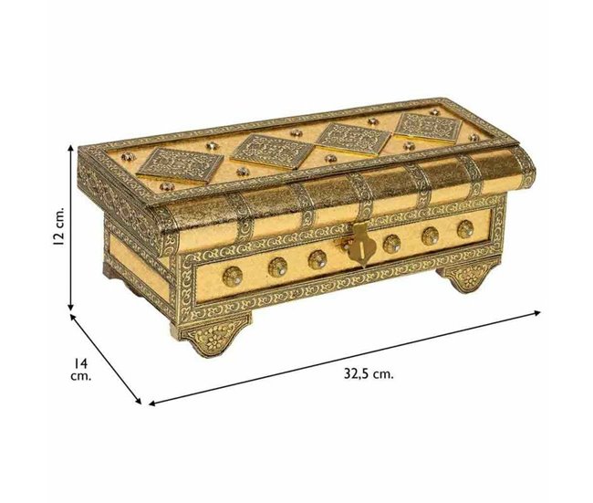 Caja-Joyero Dorado