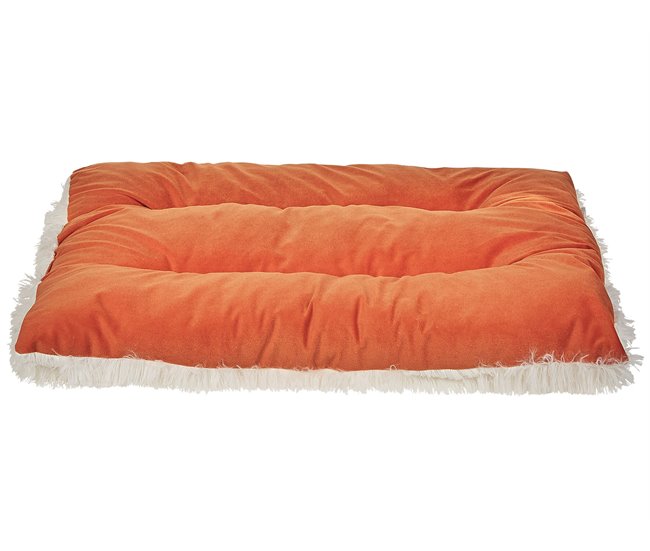 Beliani Cama para mascotas ERGANI Naranja