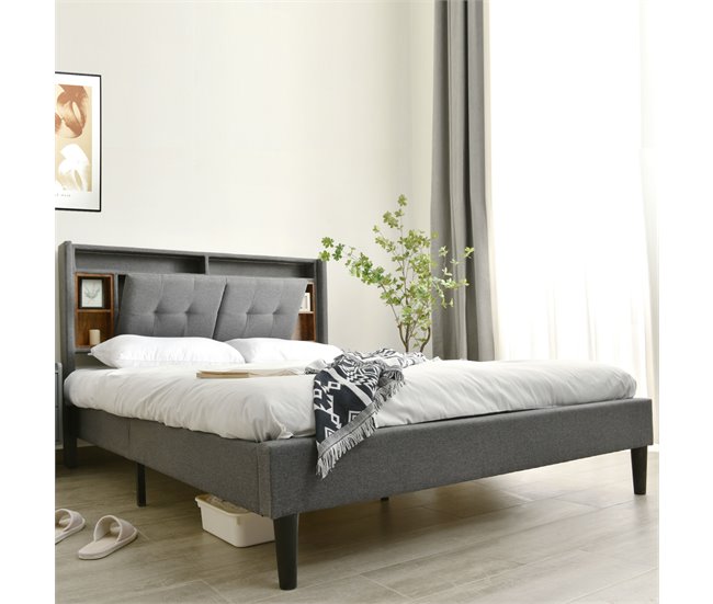 Camas de matrimonio 169x223 Gris