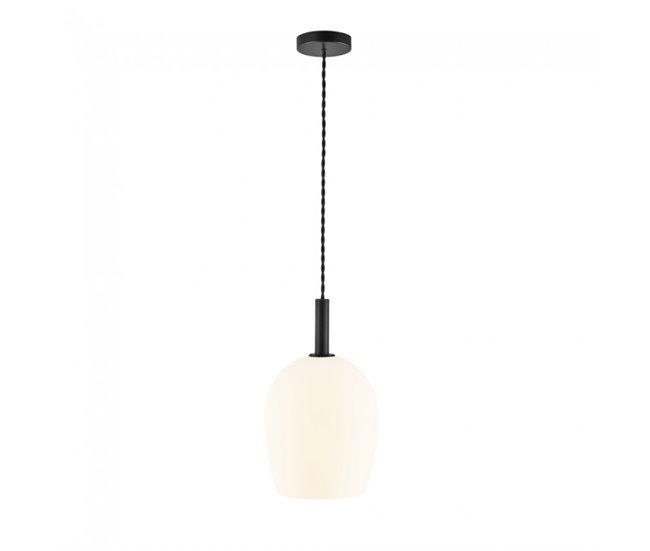 Lámpara colgante Uma 18 Opal Cristal Nórdico Blanco
