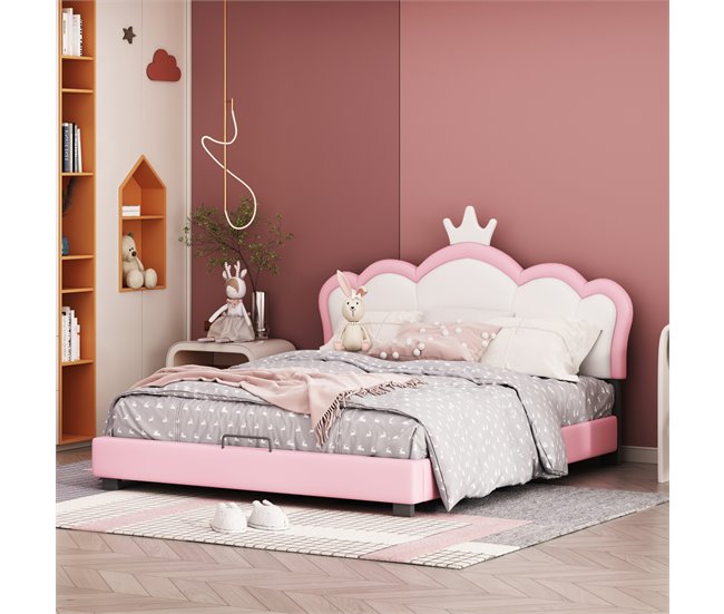 Marco de la cama 200x140 Rosa