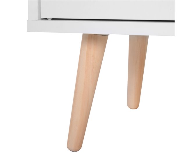 Aparador Tablero de partículas HOMCOM, hogar - muebles de comedor 80 Blanco
