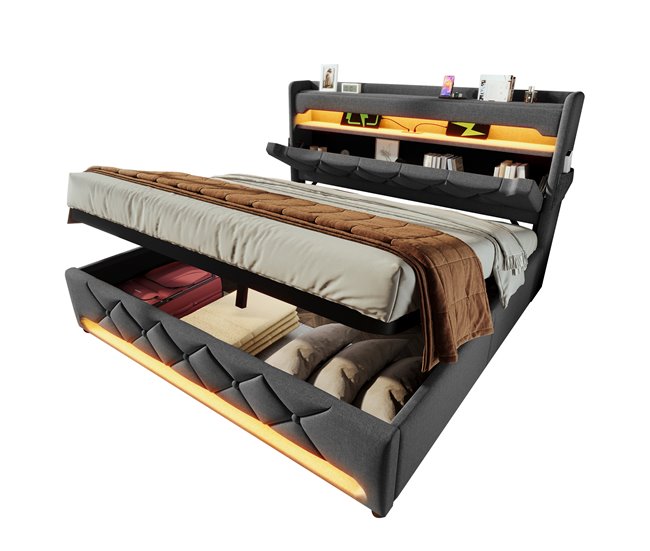 Canapés abatibles Gris