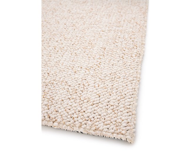 Alfombra lavable tejido en bucle PETRA - ATTICGO 120x170 Blanco