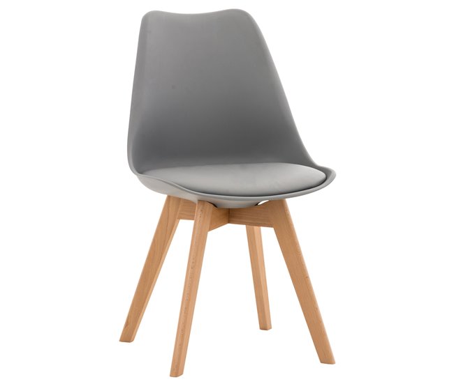 Silla Linares En Estilo Nórdico Blanco