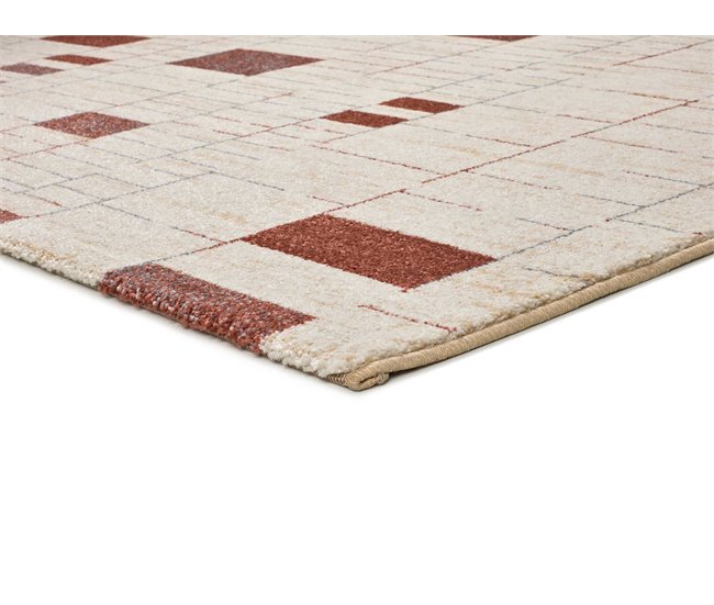 Alfombra de diseño geometrico BERUTI - ATTICGO 160x230 Beige
