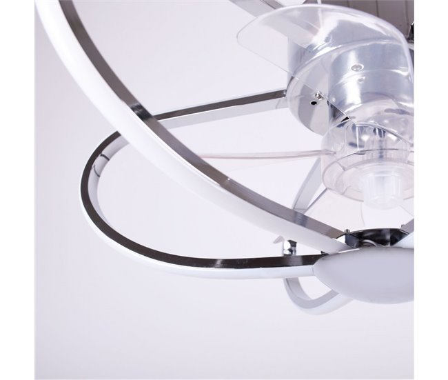 Ventilador De Techo Metal Serie Jura Cromo