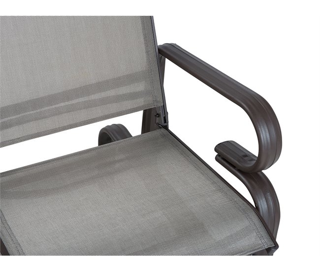 Beliani Sillón BORGIO Marron