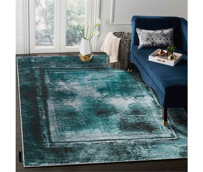 Alfombra DE LUXE moderna 634 Marco vintage - Structural 200x290 Verde