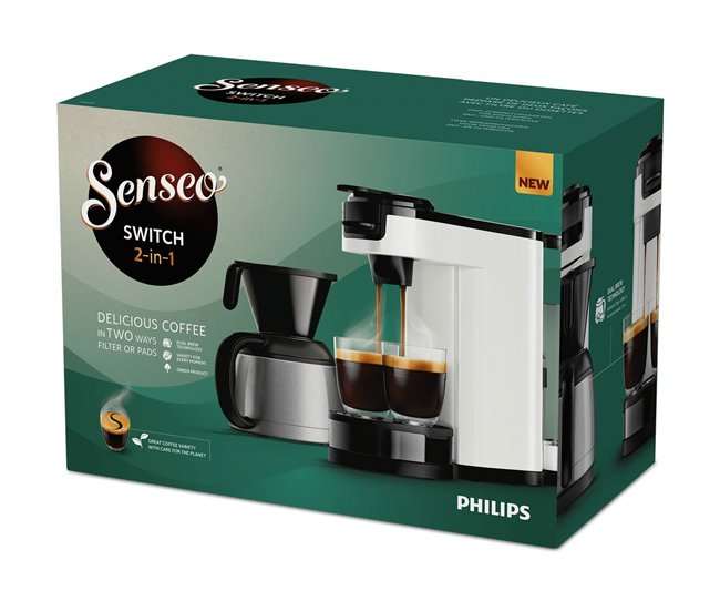 Cafetera de Cápsulas HD6592/05 Blanco