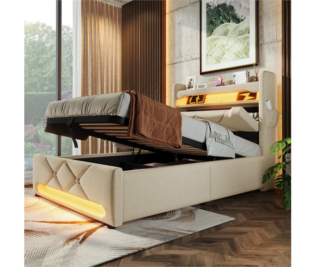 Canapés abatibles Beige