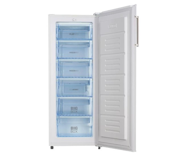 Congelador Vertical Infiniton CV-172L14BEM, 172 l, E, Ciclico, 6 Cajones Blanco