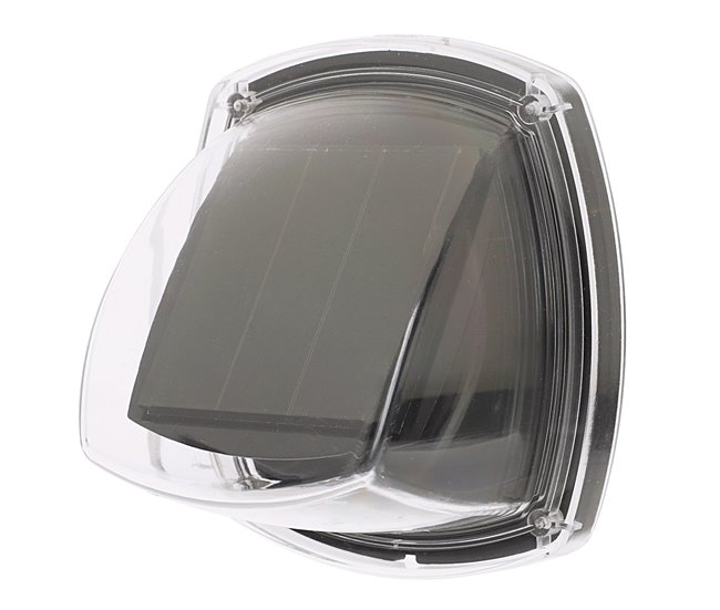 Aktive Set de 12 apliques solares LED 3 lúmenes IP44 Negro