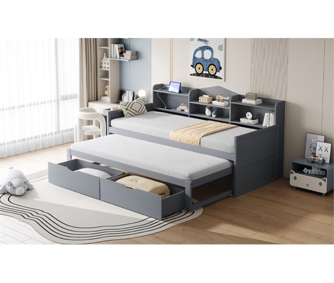 Camas nido 110x192 Blanco