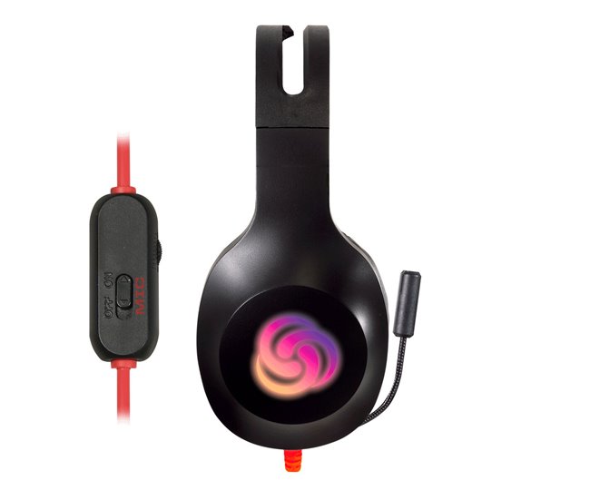 Auriculares con Micrófono Gaming FT2020 Negro