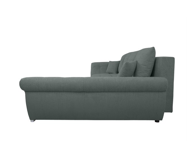 Chaise longue con cama y arcón EDEN Verde