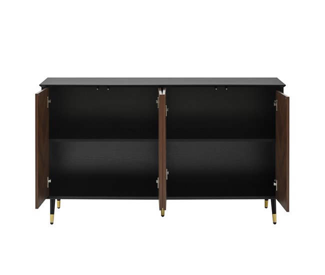 Aparadores Negro/ Madera