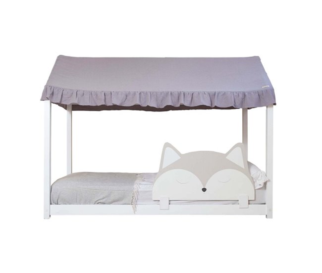 Techo para cama Montessori Gris