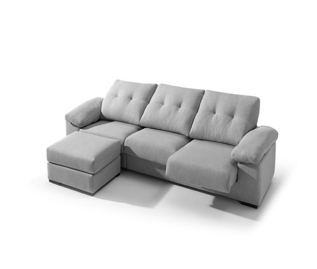 Chaise longue MIA reversible Gris Claro