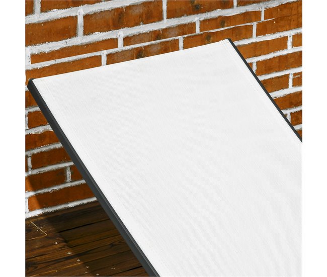 Tumbonas de Jardín Textelino, Aluminio Outsunny Crudo