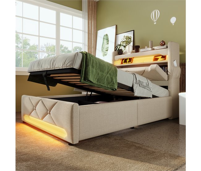 Canapés abatibles Beige