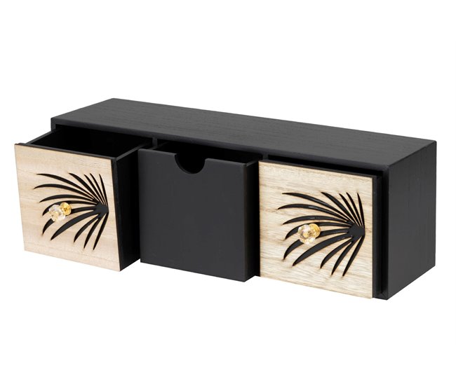 Joyero Chapa Adda Home Negro