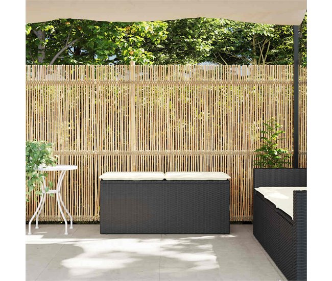 Banco De Jardín 110x110 Negro