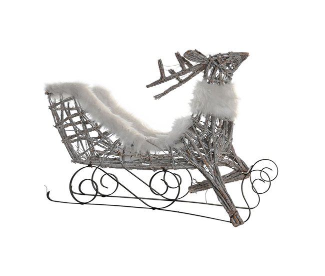 Adorno Navideño Blanco/ Gris