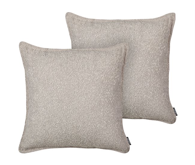 Beliani Cojín decorativo SENECIA 45x45 Beige