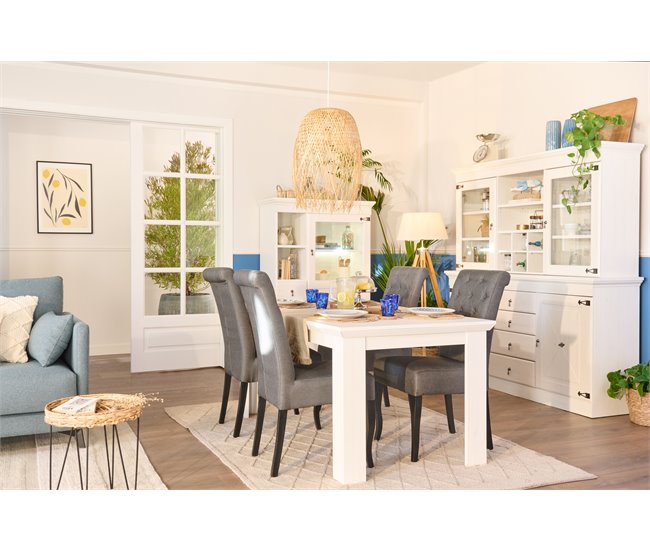 Mesa extensible PORTOFINO blanca Blanco